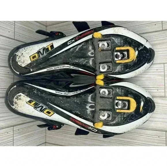 DMT Impact Black Cycling Shoes Boots Road Bike Spin Class 3-Bolt Men's EU 46 - Picture 8 of 14